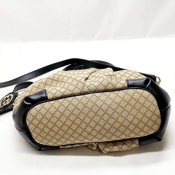 Authentic Gucci Brown Canvas Hand Bag mn660-121325 - Picture 8 of 16